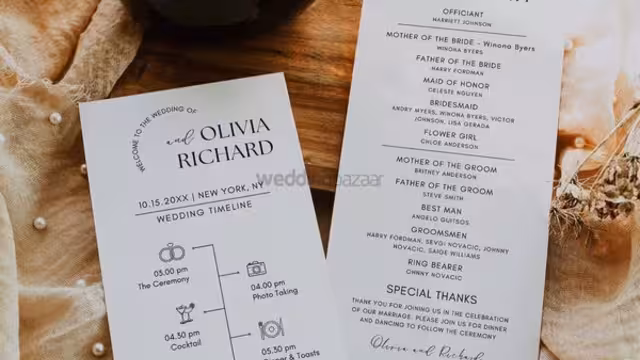 Itinerary Pernikahan